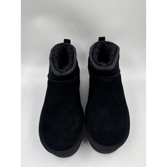 UGG Classic Ultra Mini Platform Women's Ankle Boots - Color Black Size 8 New - Picture 3 of 16